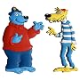 K�pt'n Blaub�r - 3D K�hlschrankmagnet-Set - Kaptain Blaub�r Hein Bl�d