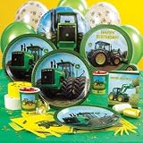 Party Supplies - John Deere Party Supplies - Deluxe Pack