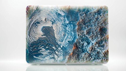 HYAIT 3D Embossing Colorful Satelite Picture1 Pattern Polycarbonate (PC) Ultra Slim Hard Case For MacBook 15-inch Model A1398 MacBook Pro (with 15.4-inch Retina Display) -- Metal Blue