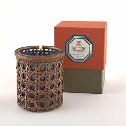 Agraria Candle with Cane Holder Mediterranean Jasmine