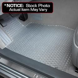 Mercedes-Benz 300SE Lloyd Mats All Weather Rubber Floor Mats Front and Rear Set - Sedan - Crystal Clear (1961 61 1962 62 1963 63 1964 64 1965 65 1966 66 1967 67 1968 68 1969 69 1970 70 1971 71 1972 72 )