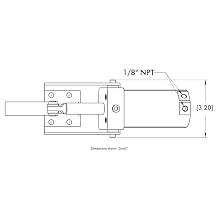 DE-STA-CO 846 Pneumatic Hold Down Action Clamp