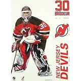 NEW JERSEY DEVILS MARTIN BRODEUR OFFICIAL WALL CAR DECAL SET (4)
