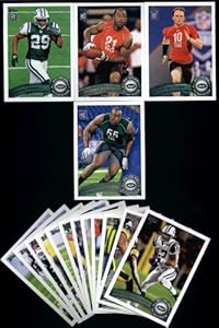 2011 Topps New York Jets Complete Team Set of 16 cards including Sanchez, Tomlinson, Revis, Kerley RC, Powell RC, Wilkerson RC, Greg McElroy RC and more!
