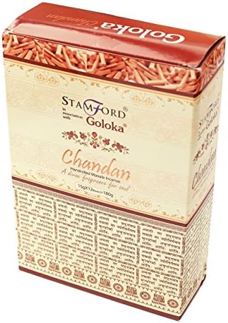 Goloka Chandan Incense Sticks - 15gms (12 Packs)
