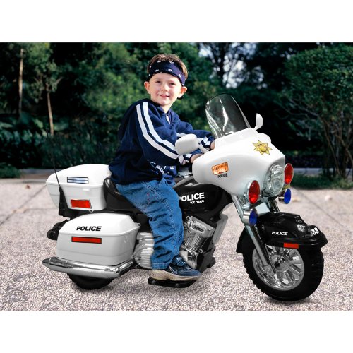 National Products Police Motorcycle Ride-On