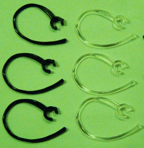 6 pc Ear Hook Loop Clip Replacement. Bluetooth Repair Parts (3-blk, 3-clr) One-size-fits-most for: Motorola H-series 270 371 375 385 390 560 620 680 681 685 690 695 780 790 12 15. Samsung Wep 490 650 750 850 870 LG-HBM 210 520 570 730 750 760 770 800 Plantronics 925 975. Designed & Manufactured by EZ-FLEX, Inc