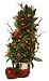 Good Tidings Santa-Foots Boot Christmas Topiary