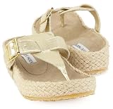 Steve Madden Gulf Gold thongs