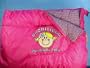 Abacus Kinder Schlafsack im Rucksack inkl. Kissen und Taschenlampe (pink)