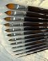 Escoda Acrylic & Watercolor Brush- Cats Tongue Filbert #18