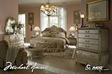 AICO Lavelle Mansion Bedroom Set in Blanc White