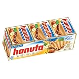 IMAGE OF Ferrero Hanuta Wafers Filled with Hazelnut Cream ( 12 Pcs Box )