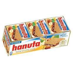 Ferrero Hanuta Wafers Filled with Hazelnut Cream ( 12 Pcs Box )