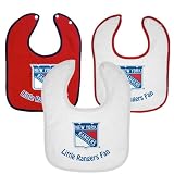 NHL New York Rangers 3-pack Baby Bib