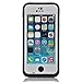 iPhone 5C WaterProof Case, iPhone 5C Case, Zoumba Waterproof Phone Case Cover For Apple iPhone 5C Shock-Absorbing Bumper Dirtproof SnowProof - White