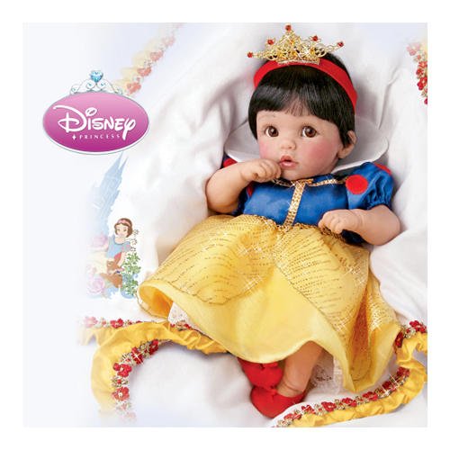 Lifelike Moving Baby Doll Wearing Disney Princess Character Dress: Always Dreams by The Ashton-Drake Galleries