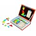 Janod 4505547 - Magnetbox Tangram, 42 Magnete, 6 Karten