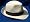 Traditional Gentlemans Straw Panama Fedora hat - Size 59cm