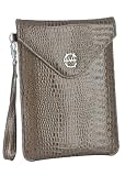 M-Edge Icon Crocodile-embossed Kindle Sleeve , Bronze
