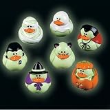 Glow in the Dark Halloween Duckies - 12 per unit