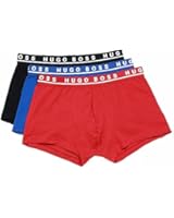 Hugo Boss Men's 3-Pk Cotton Blend Stretch Boxers Shorts Assorted Underwear