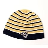 Urban Boundaries - St. Louis Rams Logo Fashion Knit Stripe Beanie