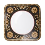 Versace by Rosenthal Medusa Red Dinner plate 10 1/4 -Inch, square