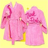 Canyon Group Think Pink Flamingo Kimono Robe