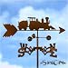 TRAIN Weathervane