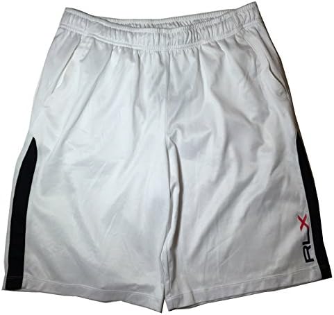 RLX Polo Ralph Lauren Men's White XL Basketball Running Shorts