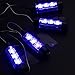 iTimo 12V 4 x 3 LED Car Auto Interior Accessories Atmosphere Lights Decoration Lamp with on off button(Column)