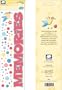 Fiskars 01-003140 Cloud 9 Design Bay Blossoms Collection Title Rain Dots Epoxy Stickers