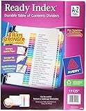 Avery Ready Index Table of Contents Dividers, 26-Tab, 1 Set (11125)
