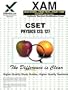 CSET Physics 123, 127