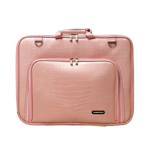 CaseCrown Memory Foam Pocket Case (Alligator Pink) for HP 15 Inch Laptop