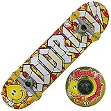 World Industries Flameboy Stained Glass Mini Complete Skateboard - 7.4 in. x 30.0 in.