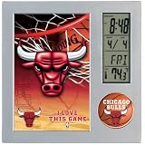 Chicago Bulls Digital Desk Clock