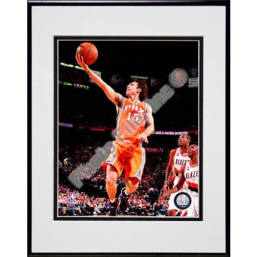 Photo File Phoenix Suns Steve Nash 8X10 Framed And Matted Photo