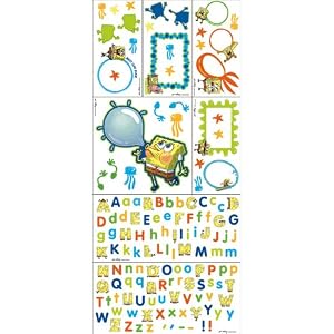 Buy Nickelodeon SpongeBob Self Stick Photo Frame Decor Kit by Blue Mountain Wallcoverings now!