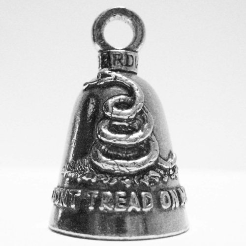 Guardian® Don't Tread on Me Snake Motorcycle Biker Luck Gremlin Riding Bell or Key Ring On Sale