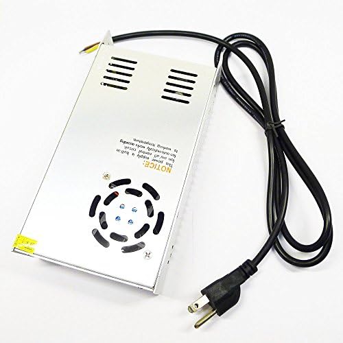 RGBSIGHT 12V 30A DC Universal Regulated Switching Power Supply 360W Adapter 360 Watt Transformer for CCTV, Radio, Computer, LED Lighting Project