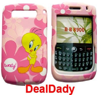 Blackberry Curve/Javelin 8900 – Tweety bird – Pink – Disney Officially Licensed Hard Case/Cover/Faceplate/Snap On/Housing