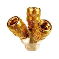 IIT 3 Way Air Hose Manifold - Brass