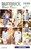 Butterick 3696 Sewing Pattern Misses Jacket Top Skirt Shorts Pants Size 12 - 16 - Bust 34 - 38