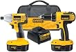 DeWalt DC720IA 18-Volt Cordless 1/2-Inch Compact Drill and 1/4-Inch Impact Driver Kit