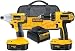 DeWalt DC720IA 18-Volt Cordless 1/2-Inch Compact Drill and 1/4-Inch Impact Driver Kit