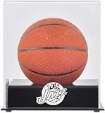 Utah Jazz Black Base Mini Basketball Display Case