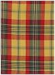 Durable Flat Weave 100% Cotton Yellow Plaid Dishtowel 18" X 28" Set / 6