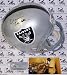 Darren McFadden Autographed/Hand Signed Oakland Raiders Full Size Deluxe Replica Football Helmet